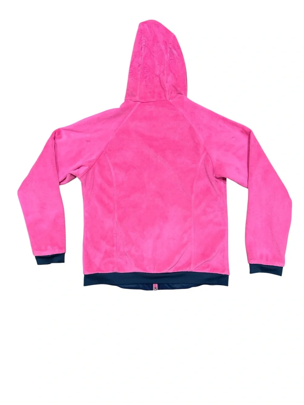 The North Face Girls' Reversible Breezeway Jacket Size Large 14/16 Blue Pink